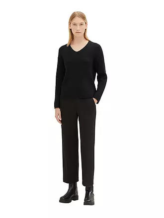 TOM TAILOR | Pull-over | schwarz